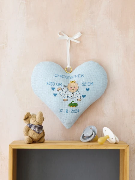 Broderikit Christoffer 21 x 20 cm