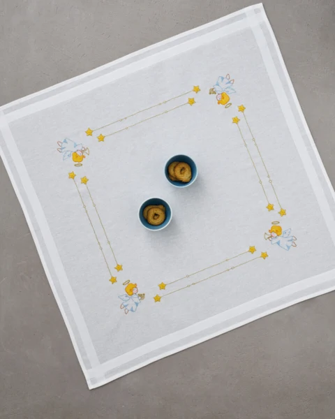 Broderikit Engle 80x80cm