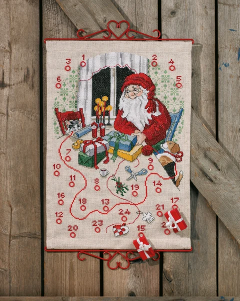 Broderikit Julem. Kat & Hund B5125/40 40 x 59 cm