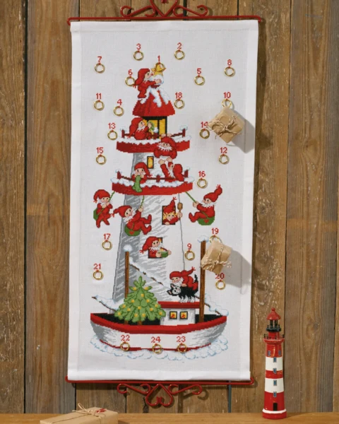 Broderikit Nisse fyrtånet B5125/35 35 x 68 cm