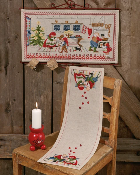 Broderikit Nisse køkkenet B5135/55 55 x 30 cm