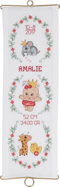Broderikit Amalie m/5188/14 14 x 42 cm
