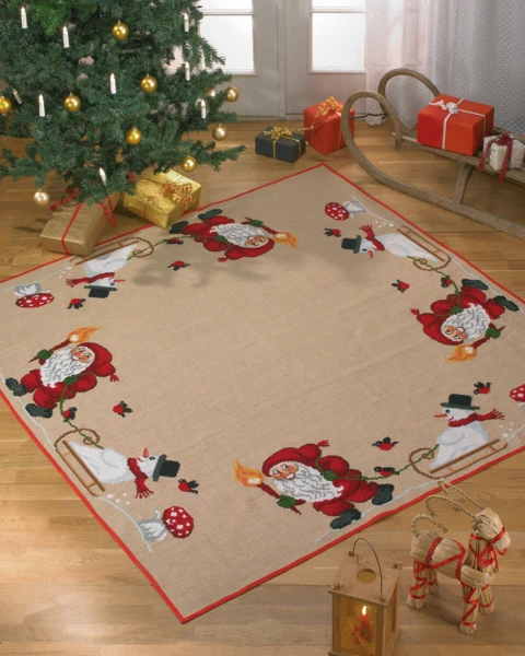 Broderikit Nisse/Snemand 175 x 175 cm