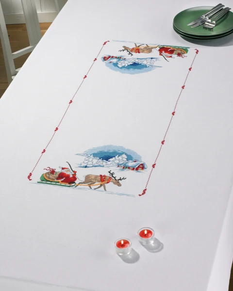 Broderikit Nisse i kane 140 x 230 cm
