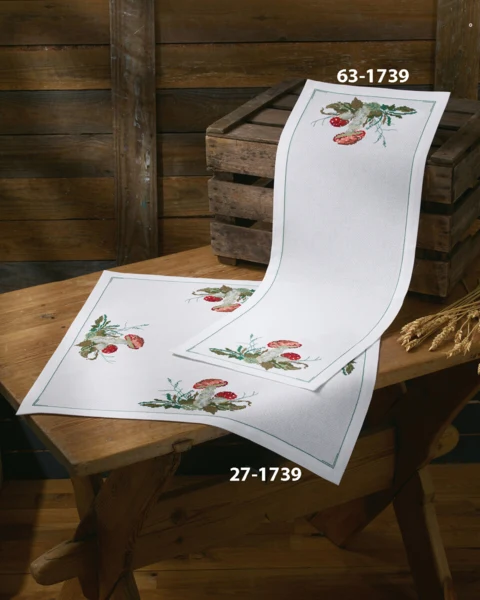 Broderikit Fluesvamp 28 x 77 cm