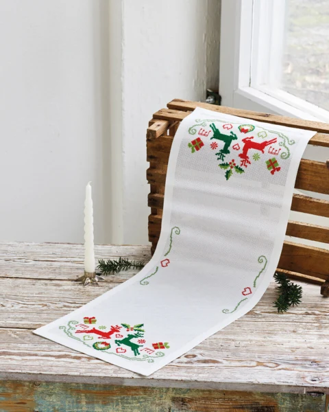 Broderikit Rensdyr 28 x 76 cm