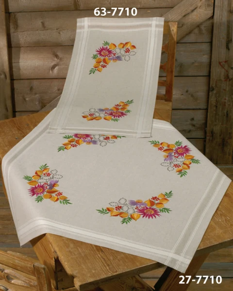 Broderikit Efterårsbuket 40 x 80 cm