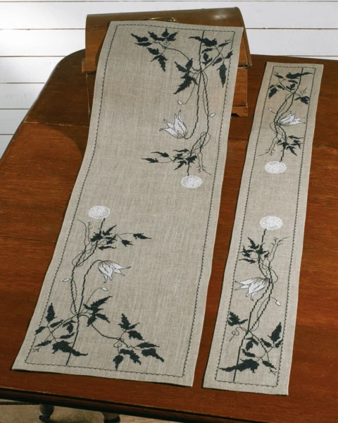 Broderikit Silhuet Klematis 17 x 132 cm