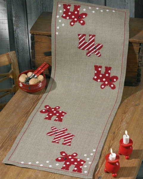 Broderikit Elg 36 x 99 cm