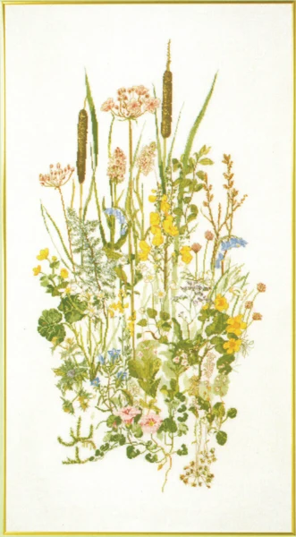 Broderikit Vandplanter II 60 x 110 cm