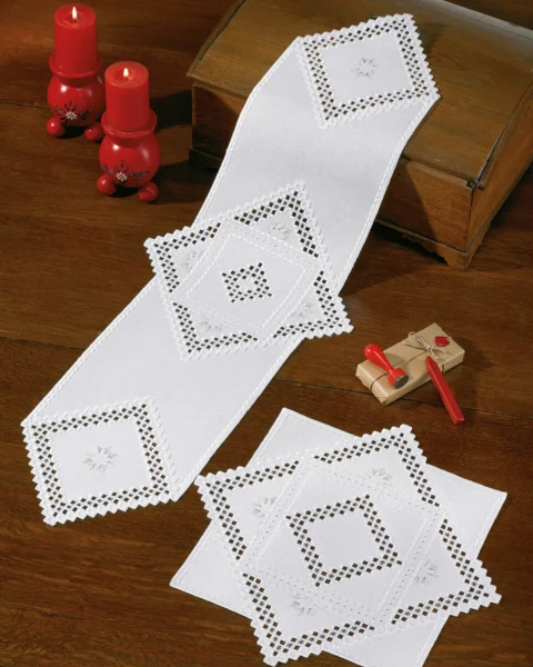 Broderikit Hardanger 32 x 95 cm