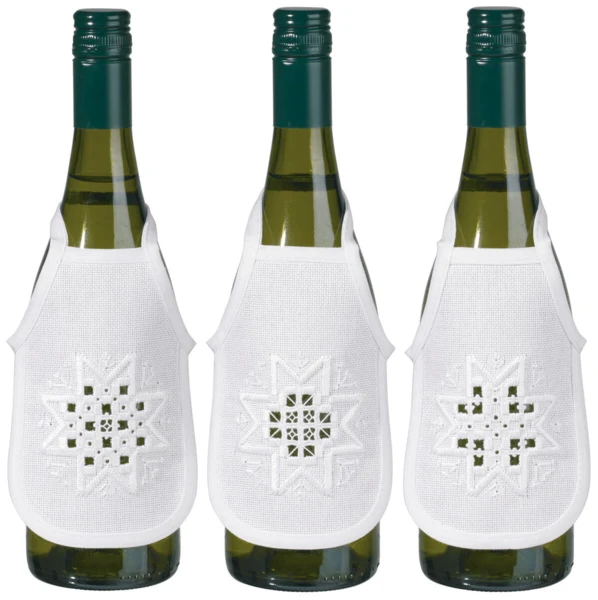 Broderikit Hardanger stjerne 3 pk 10 x 15 cm