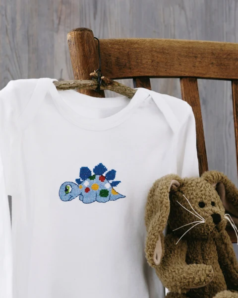 Broderikit Dino 7 x 9 cm