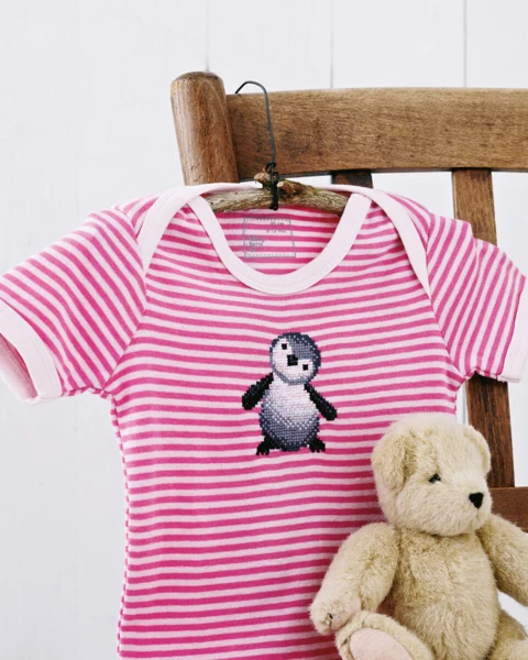 Broderikit Pingvin 7 x 9 cm