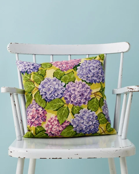 Broderikit Hortensia 39 x 39 cm