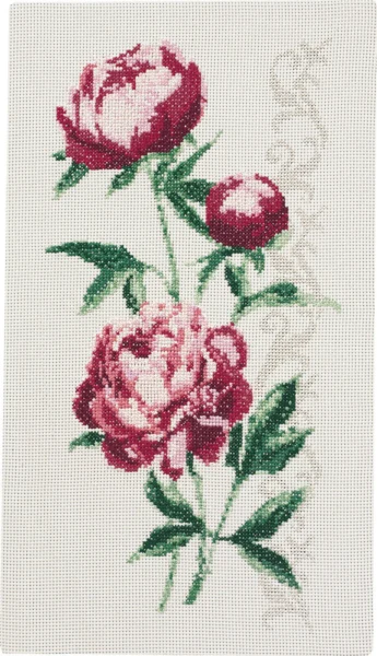 Broderikit Blomsterophæng 34x60 cm