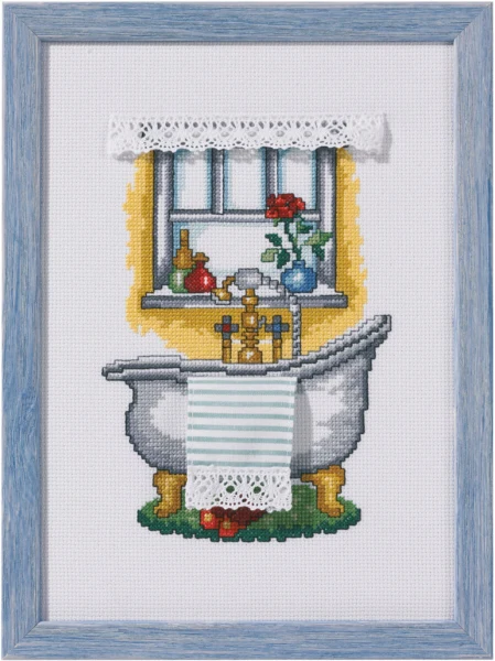 Broderikit Bad 20 x 28 cm R5386