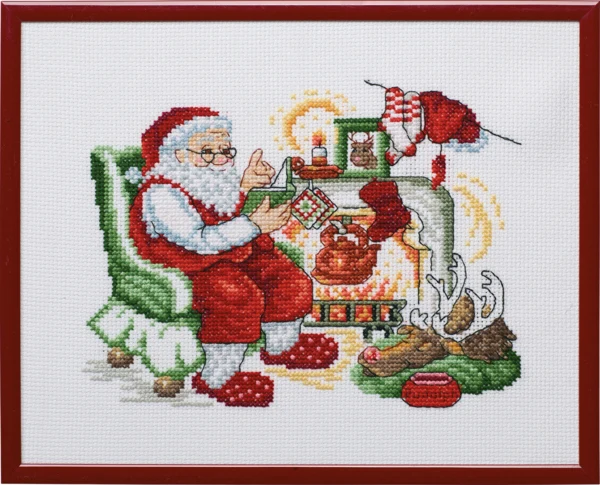 Broderikit Julemand & Rudolf R5798 25 x 20 cm