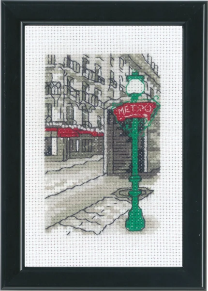 Broderikit Paris 10 x 15 cm