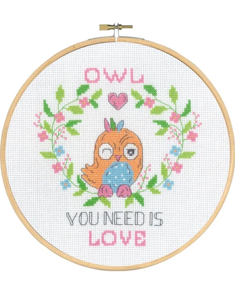 Broderikit Owl you need m/5810/20 20 Ø