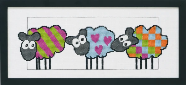 Broderikit Får R5496 36 x 15 cm