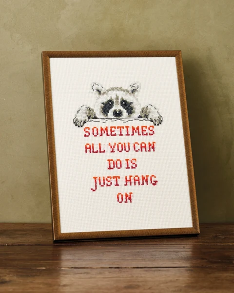 Broderikit Vaskebjørn R5703 18 x 24 cm