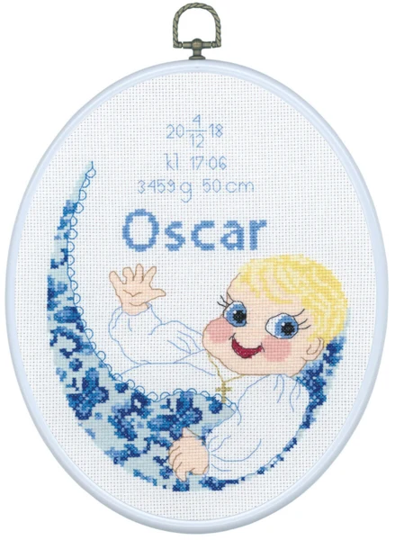 Broderikit Oscar m/5958/03 20 x 26 cm