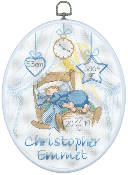 Broderikit Christopher Emmet M/R 20 x 26 cm