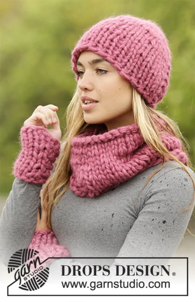 0-1357 Sunset Rose Set by DROPS Design