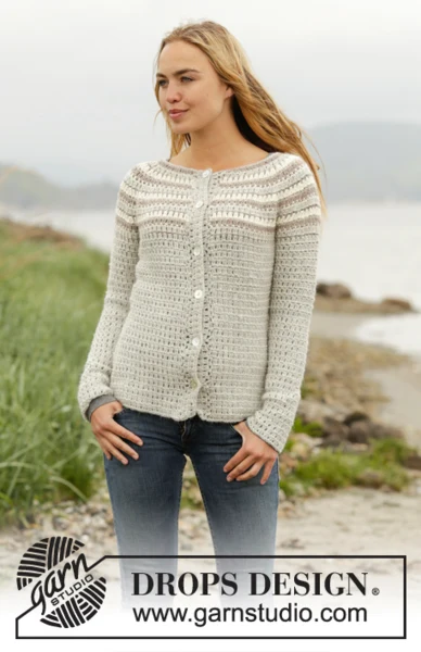 173-38 Misty Mountain Cardigan by DROPS Design