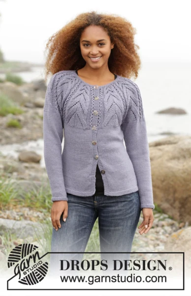 171-11 Magic Web Cardigan by DROPS Design