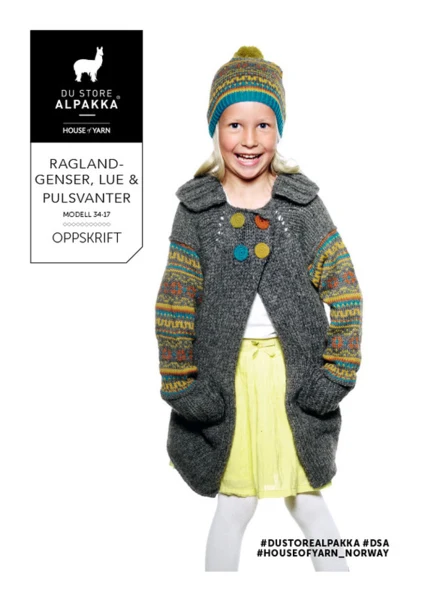 DSA34-17 RAGLANJAKKE LUE OG PULSVANTER