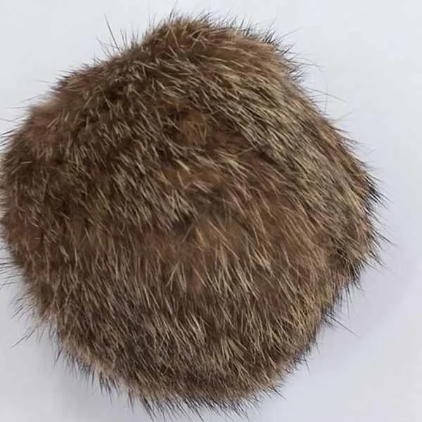 Pompon Kaninhår 10 cm 07 Natur