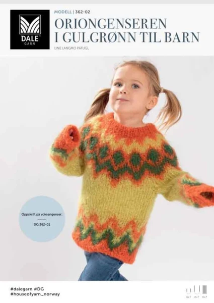 362-02 Oriongenseren i Gulgrønn til Barn