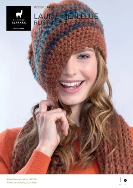 DSA64-24 Laurie Heklelue Rust/Blå