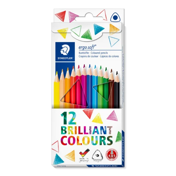 STAEDTLER Ergosoft 157, Farveblyanter, 12 stk