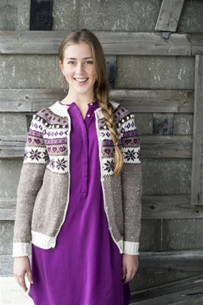 Du Store Alpakka Sterk og Bling - Jakke