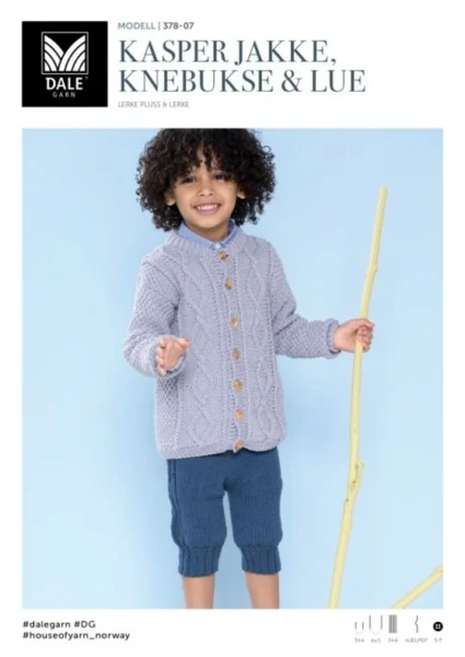 DG378-07 Kasper Jakke, Knebukse & Lue