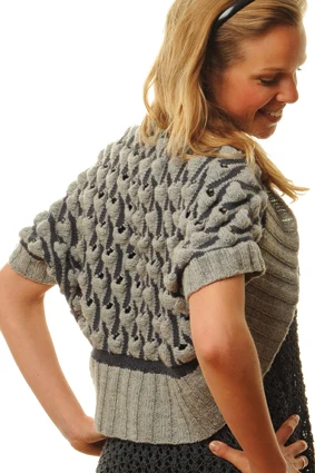 2180BC SJÆLEVARMER - TROMPETMØNSTER