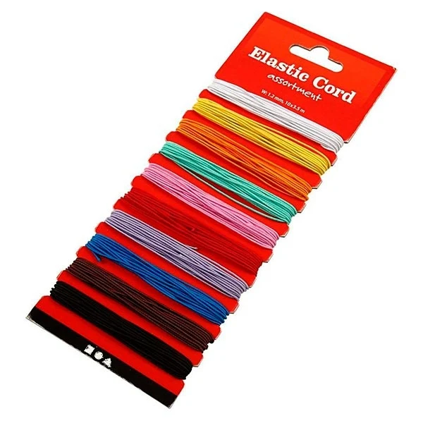 Elastiksnor, B: 1 mm, 10x3,5m