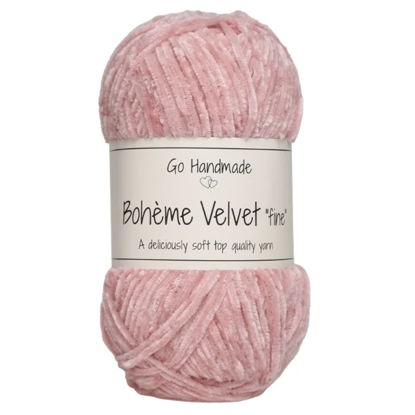 Go Handmade Bohème Velvet Fine 17610 Soft rosa