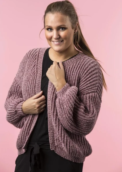 1723 Patentstrikket Jakke