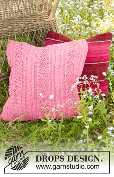 198-29 Heart by Heart Pillow by DROPS Design