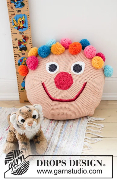 35-1 Bongo the Clown Pillow by DROPS Design