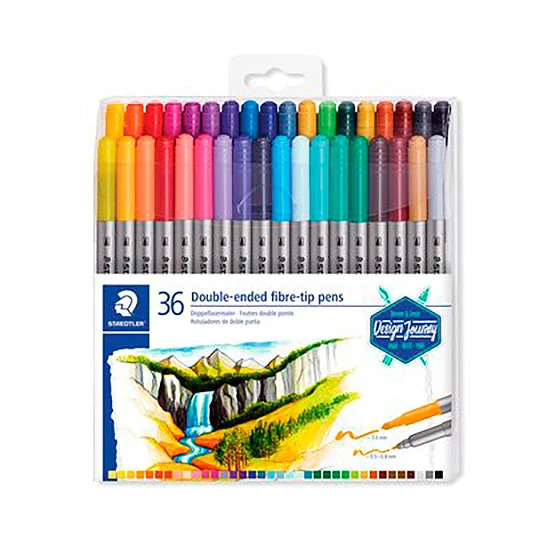 STAEDTLER 3200 Duotusser, 36 stk