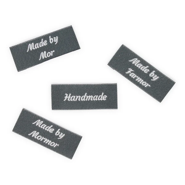 HobbyArts Labels, Mørkegrå, 5 stk