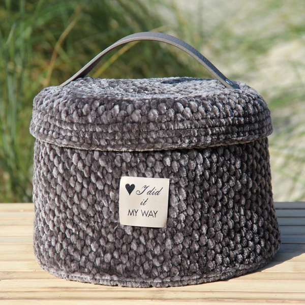 Go Handmade Moss Stitch Kurv med Låg