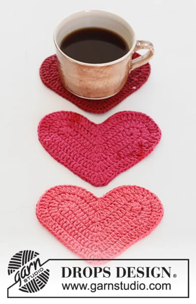 0-1511 Achy Breakfasty Heart by DROPS Design