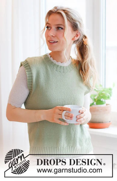 220-42 Abby Vest by DROPS Design