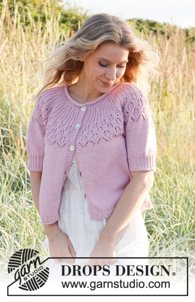 222-33 Now and Forever Cardi by DROPS Design